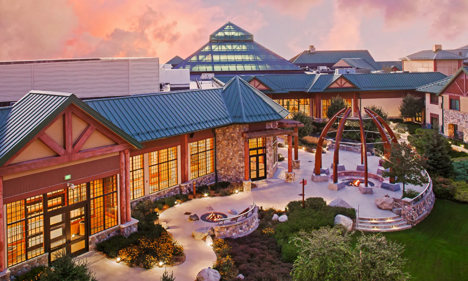 Aerial view of Little River Casino Resort 