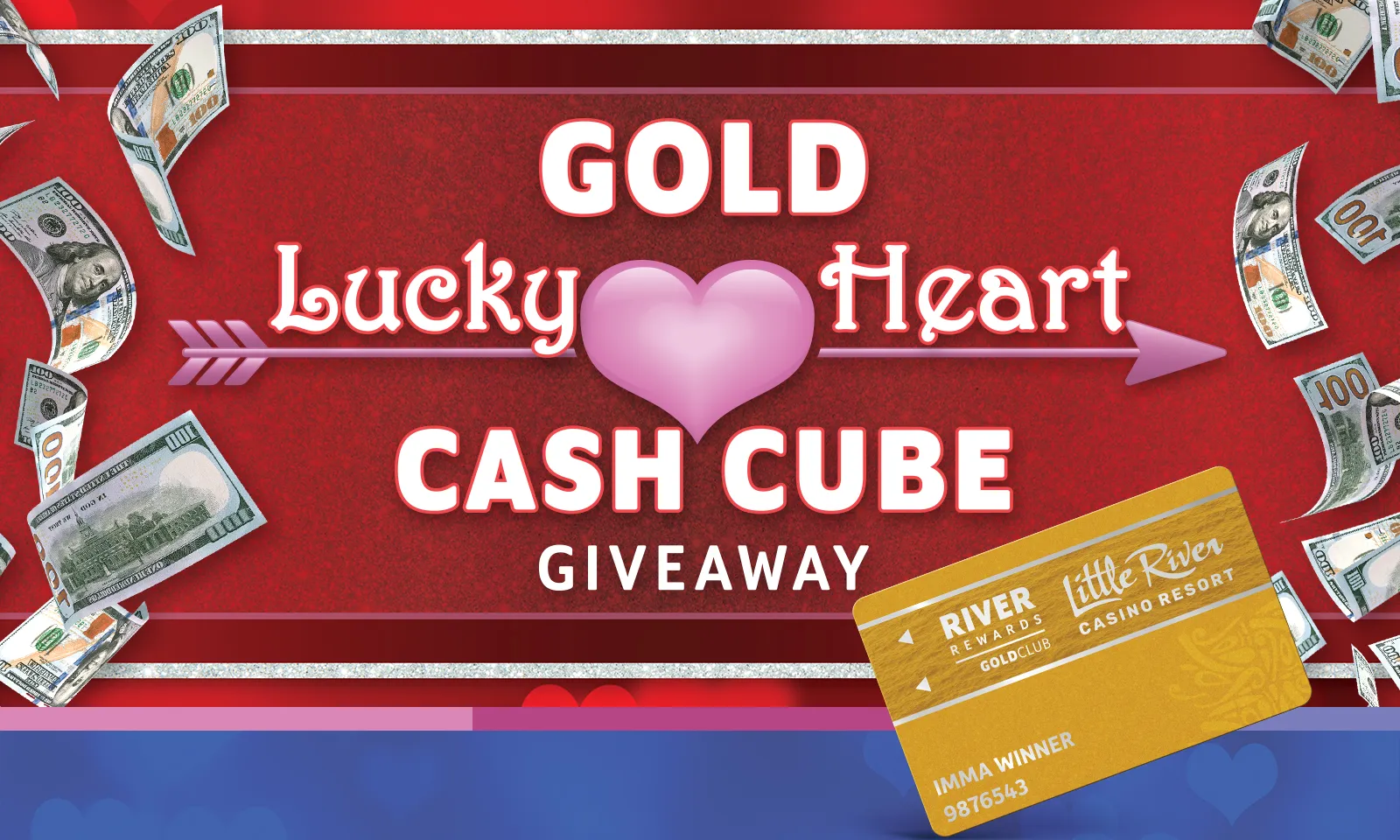 hero gold lucky heart